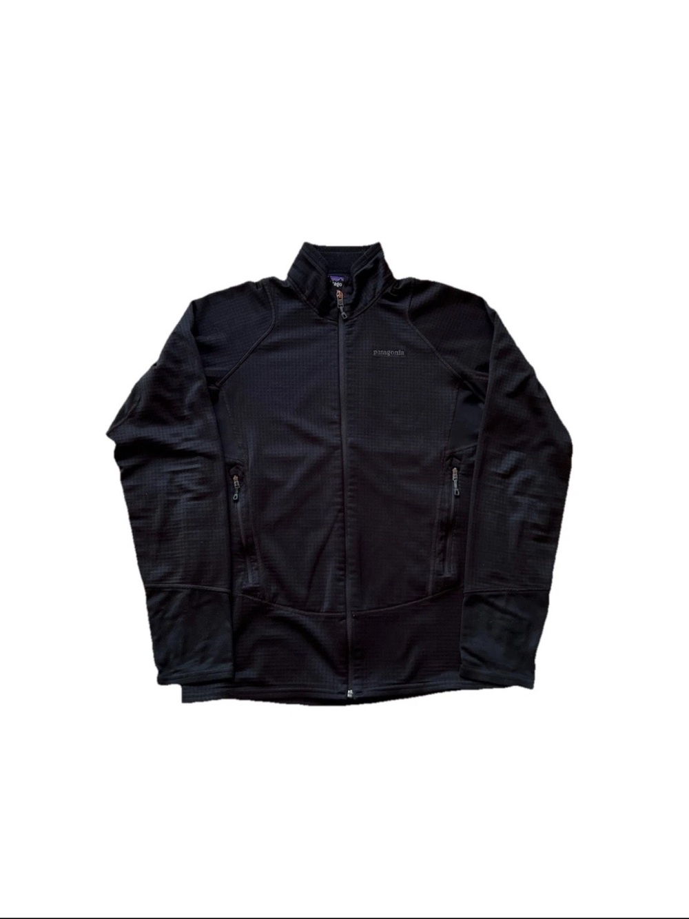 Patagonia Men's R1 Black Full Zip Jacket Size Medium